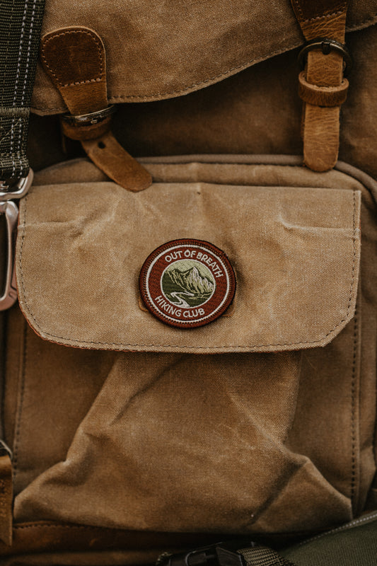 Out of Breath Hiking Club Patch