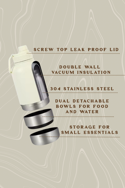 Arctic White Travel Bottle