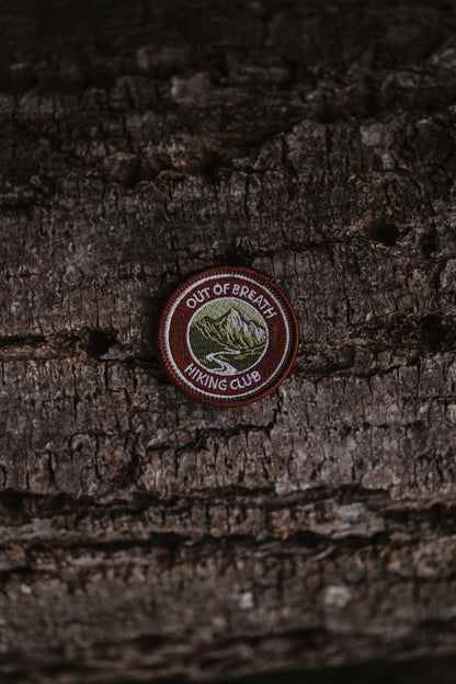 Out of Breath Hiking Club Patch
